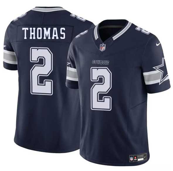 Men & Women & Youth Dallas Cowboys #2 Juanyeh Thomas Navy 2025 F.U.S.E. Vapor Untouchable Limited Stitched Jersey->dallas cowboys->NFL Jersey